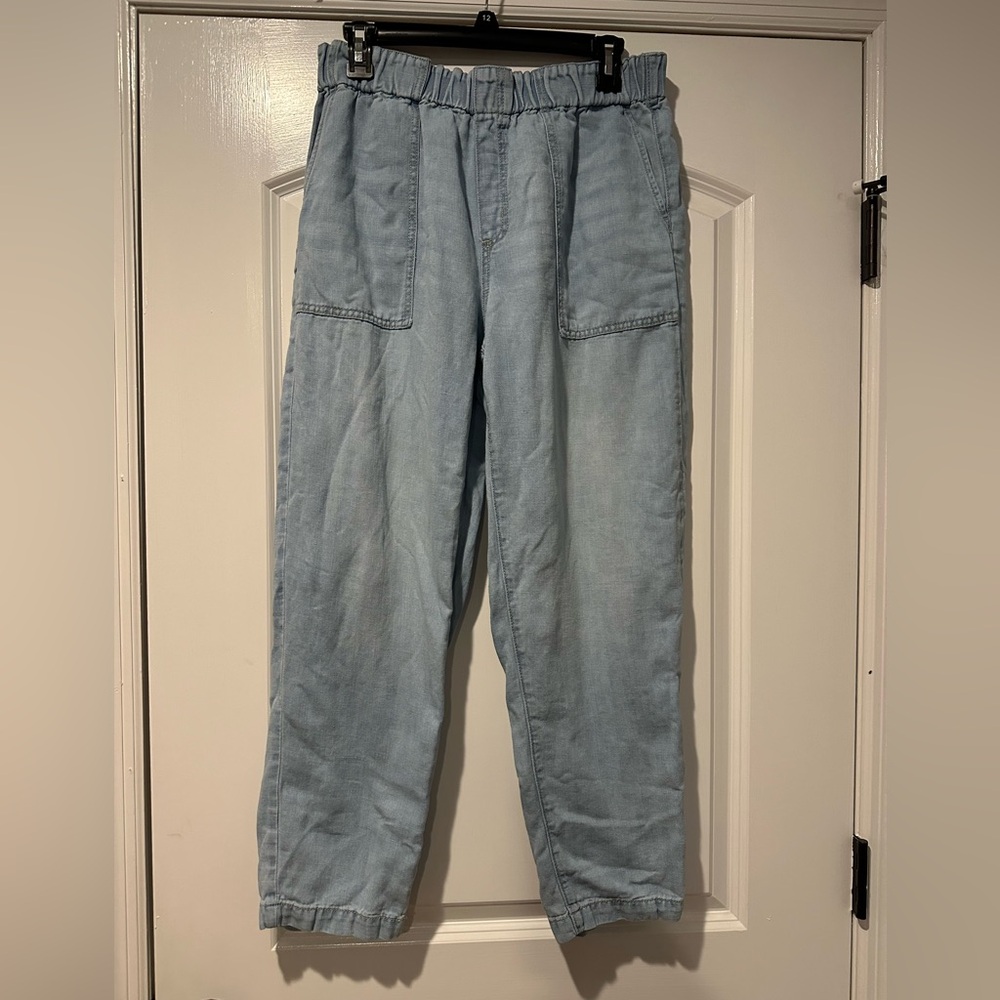Wonderly Pull-On Denim Joggers